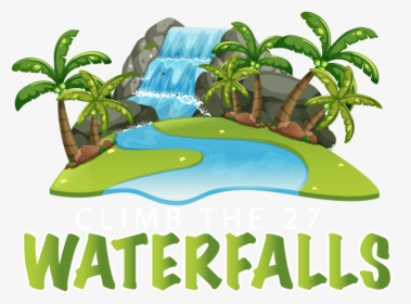 Water Fall Scene Clip Art , Png Download - Water Fall Scene Clip Art, Transparent Png, Free Download