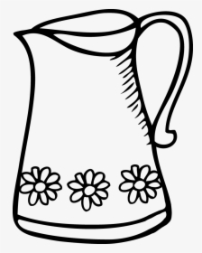 Jug 20clipart - Jug Clipart Black And White, HD Png Download, Free Download