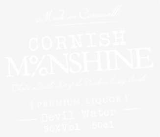 Cornish Moonshine, The Cornish Moonshine Company, Cornwall, - Leinster Rugby Logo White, HD Png Download, Free Download