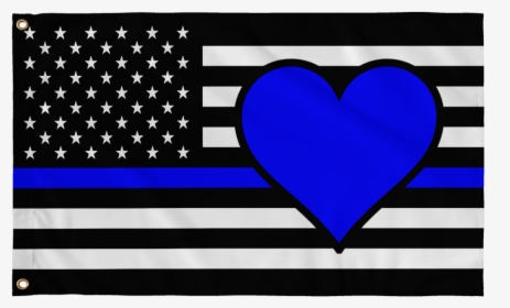 Thin Blue Line Spartan Flag, HD Png Download, Free Download