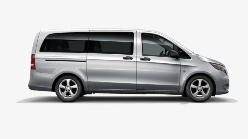 Side Profile Of A Silver Metris Passenger Van - Mercedes Metris Cargo Dimensions, HD Png Download, Free Download