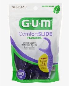 Gum® Comfort Slide Flossers, 90 Ct - Gum Comfort Slide Flossers, HD Png Download, Free Download