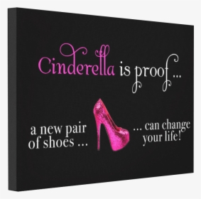 Cinderella Shoes Canvas - Basic Pump, HD Png Download, Free Download