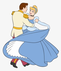 Clip Art Of And - Principe Y Princesa Disney Cenicienta, HD Png Download, Free Download