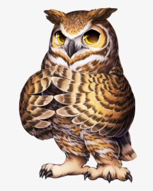 Great Horned Owl Base, HD Png Download, Free Download