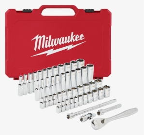 1/4 - Milwaukee 1 2 Inch Socket Set, HD Png Download, Free Download
