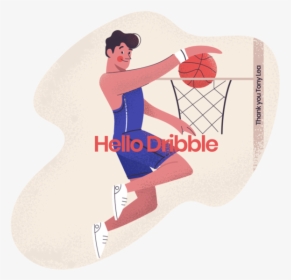 Hello Dribble Illustration - Basketball, HD Png Download, Free Download