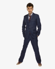 David Tennant Doctor Who Blue Suit, HD Png Download, Free Download