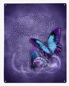 Celtic Butterfly Metal Sign - Butterfly, HD Png Download, Free Download