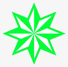 Scalable Five-pointed Star Clip Art Plant Transparent - Azerbaycan Bayragi, HD Png Download, Free Download