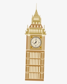 Cartoon Clock Tower Big Ben, HD Png Download, Free Download
