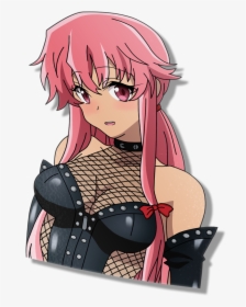 Image Of Goth Girl Yuno - Cartoon, HD Png Download, Free Download