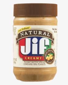 Peanut Butter Jif Natural, HD Png Download, Free Download