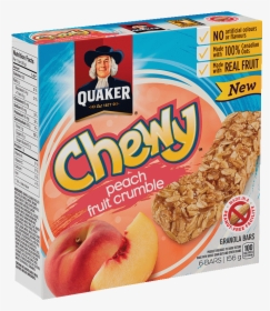 Quaker Chewy® Peach Fruit Crumble Granola Bars - S Mores Chewy Bars, HD Png Download, Free Download