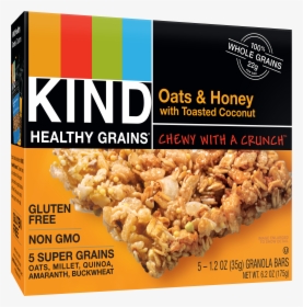 Kind Granola Bars Oats And Honey, HD Png Download, Free Download