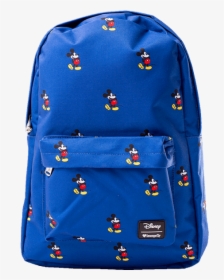 Mickey Mouse Blue Backpack, HD Png Download, Free Download