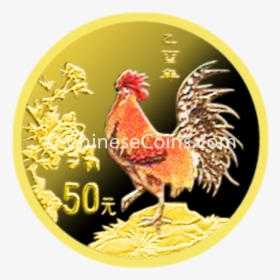 2005 Tenth Oz Gold Rooster Color Rev - Rooster, HD Png Download, Free Download