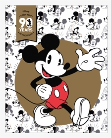 Mickey Mouse 90th Anniversary Licensed Stamp Pack Product - Mickey Mouse 90th Anniversary Logo, HD Png Download, Free Download