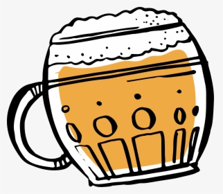 Foam Vector Beer Froth - Beer Glassware, HD Png Download, Free Download