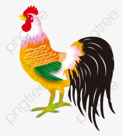 Cartoon Pattern Png Commercial - Rooster, Transparent Png, Free Download