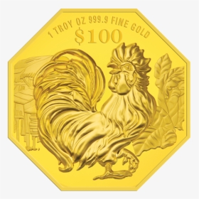 Singapore Mint Rooster Coin, HD Png Download, Free Download