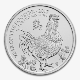 2017 Lunar Year Of The Rooster 1 Oz Silver, HD Png Download, Free Download