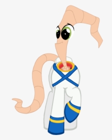 Earthworm Jim Pony Cartoon Vertebrate Joint Shoulder - Cartoon, HD Png Download, Free Download