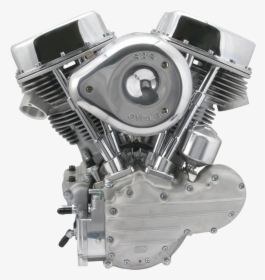 P93 Complete Assembled Engine For 1970-"99 Chassis - Panhead Engine, HD Png Download, Free Download