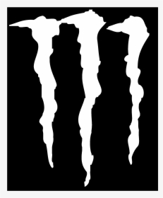 Monster Energy Can Png - White Monster Energy Logo Png, Transparent Png, Free Download