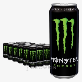 Monster Energy Green 24x0,5 L - Monster Energy Green, HD Png Download, Free Download