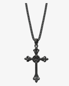 Black Cross Necklace Png, Transparent Png, Free Download