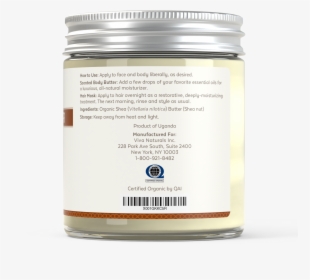Viva Naturals Organic Shea Butter 16oz Right Of Jar"  - Viva Naturals Shea Butter, HD Png Download, Free Download