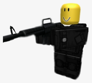 roblox character holding gun meme