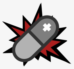 Pill Exploding Clip Art - Clip Art Pow, HD Png Download, Free Download