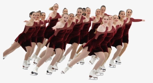 Synchro Team Cutout - Figure Skate, HD Png Download, Free Download