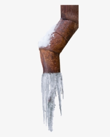 Frozen Water Pipe Abbotts Cleanup And Restoration Colorado - Icicle, HD Png Download, Free Download