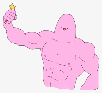 Pink Cartoon Mammal Hand Man Vertebrate Fictional Character - Ditzyflama Kirb, HD Png Download, Free Download