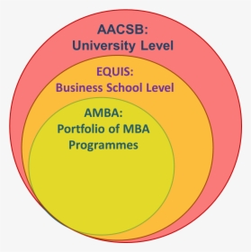 Scope Of Institutional Accreditation Aacsb Equis Amba - Circle, HD Png Download, Free Download