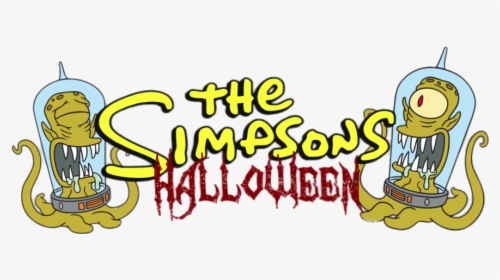 The Simpsons Halloween Logo - Cartoon, HD Png Download, Free Download