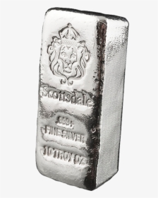 Scottsdale 10 Ounce Cast Silver Bar, HD Png Download, Free Download