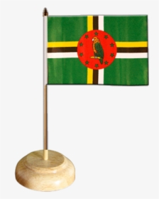 Dominica Table Flag - Dominica Flag, HD Png Download, Free Download