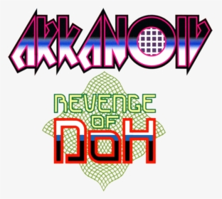 #logopedia10 - Arkanoid Revenge Of Doh Logo, HD Png Download, Free Download