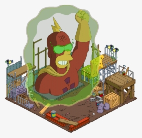 Constructionsite 01 Transimage - Radioactive Man Les Simpson Springfield, HD Png Download, Free Download