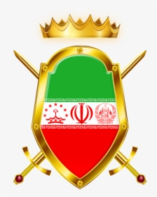 Shield, Sword, Flag, Iran, Tajikistan, Afghanistan - Iran Flag, HD Png Download, Free Download