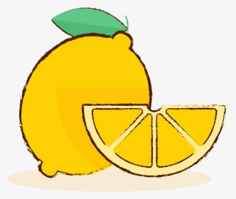 Original Hand Painted Cartoon Lemon Used Commercially - Cartoon Lemon Png, Transparent Png, Free Download