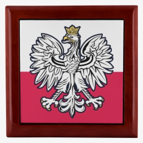 Polish Eagle Polish Flag Jewelry Box - Irish And Polish Eagle, HD Png Download, Free Download