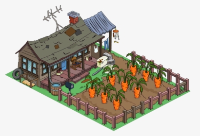 Cletusfarm Carrots - Simpsons Cletus Spuckler Family, HD Png Download, Free Download
