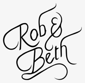 Rob &amp - Beth - Line Art, HD Png Download, Free Download