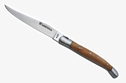 Laguiole Steak Knife, Juniper Wood - Utility Knife, HD Png Download, Free Download