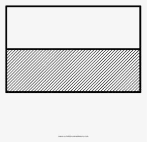 Polish Flag Coloring Page - Line Art, HD Png Download, Free Download